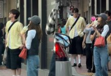 Lisa and Blue Pongtiwat spotted together in Bangkok’s Song Wat