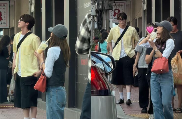 Lisa and Blue Pongtiwat spotted together in Bangkok’s Song Wat