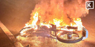 Motorcycle catches fire in Chiang Mai; no injuries reported Motorcycle catches fire in Chiang Mai; no injuries reported