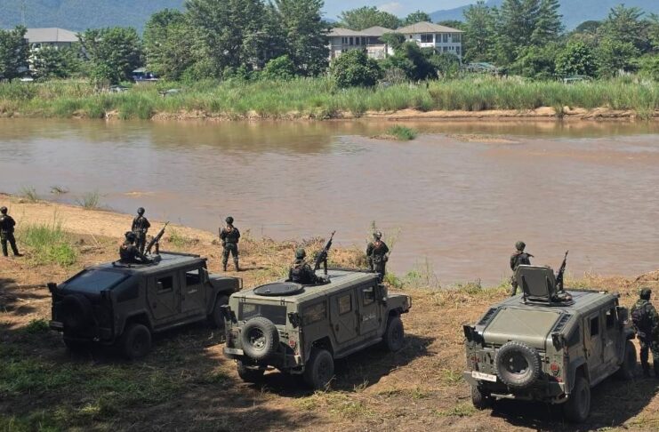 Thai army ready to respond if Myanmar fire damages Thai lives or property