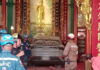 Several injured after electric car crashes into Kuan Yin Shrine in Bangkok Several injured after electric car crashes into Kuan Yin Shrine in Bangkok