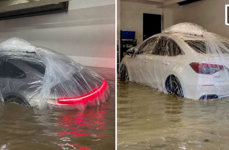 Thai Expert Warns Plastic-Wrapping Cars During Floods Could Cause Mold, Floating Risks Thai Expert Warns Plastic-Wrapping Cars During Floods Could Cause Mold, Floating Risks