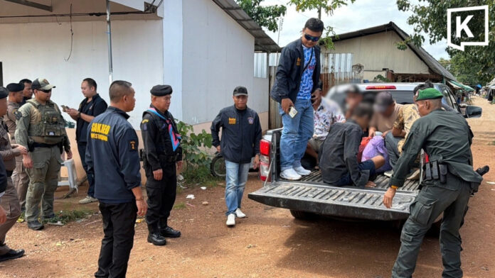 Thai authorities arrest 26 Cambodian nationals in Sa Kaeo border raid Thai authorities arrest 26 Cambodian nationals in Sa Kaeo border raid