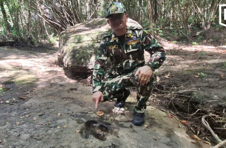 Three more possible dinosaur footprints found in Udon Thani forest