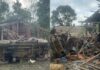 Myanmar fighter jet bombs Karen village, damaging homes and vehicles