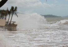 Phang Nga Resort Beach Hit By Giant Waves