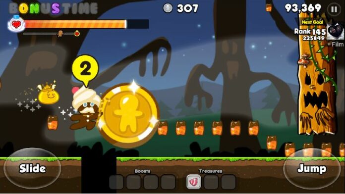Screenshot of the game Cookie Run