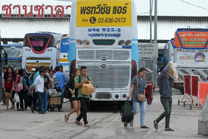 Mo Chit Bus Terminal in Northern Bangkok.