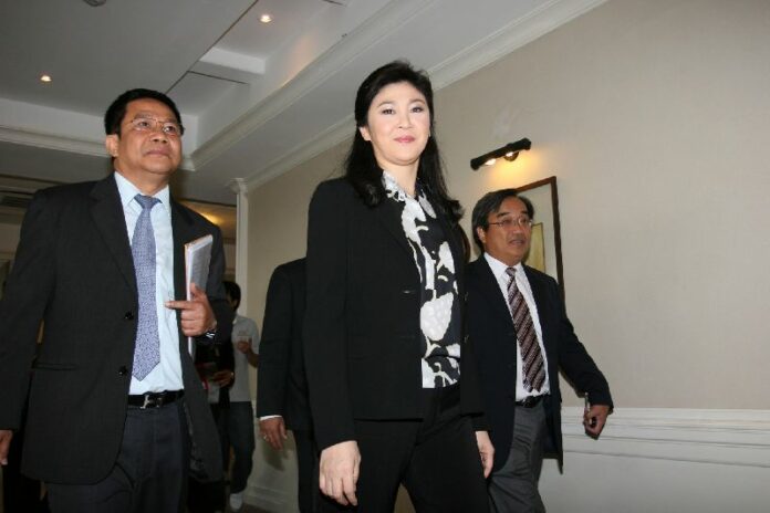 Former Prime Minister Yingluck Shinawatra, 18 July 2014.