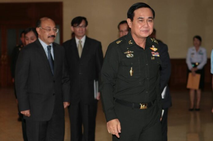 NCPO leader Prayuth Chan-ocha, 21 July 2014.