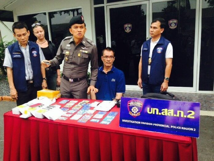 Police in the resort town of Pattaya say they have arrested a Spanish citizen behind an ATM card skimming scheme.