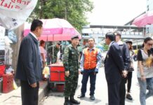 Army Raids Mo Chit Motorcycle Taxi Stand