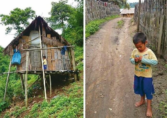 A four-year-old hill tribe boy from Chaing Rai has found a new life in a temple orphanage after spending more than a year begging for food on his own.