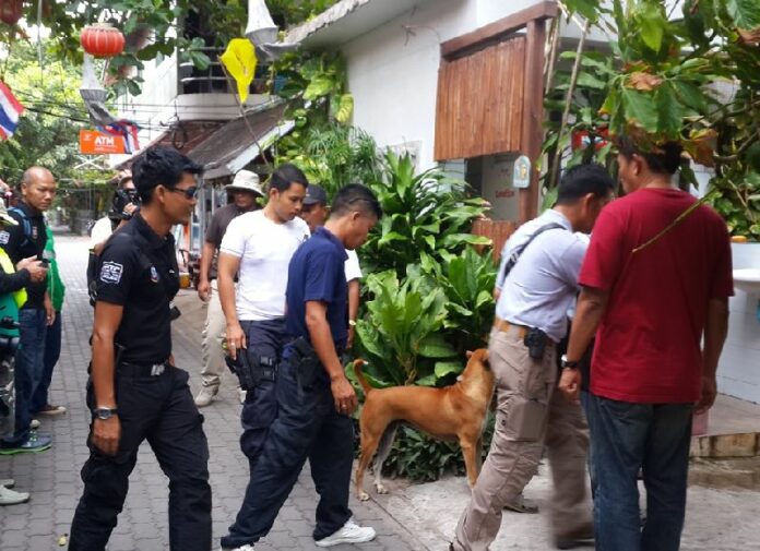 Police are conducting door-to-door searches on the island, with a focus on Burmese immigrants following speculation that a migrant worker may have been responsible for the murder. Reports say that three Burmese men have been detained by the police for interrogation, 16 Sept 2014. <br />