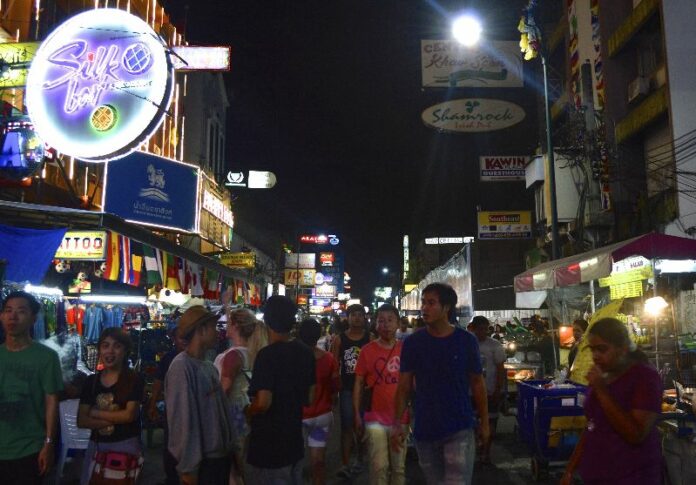 Khaosan Road in Bangkok