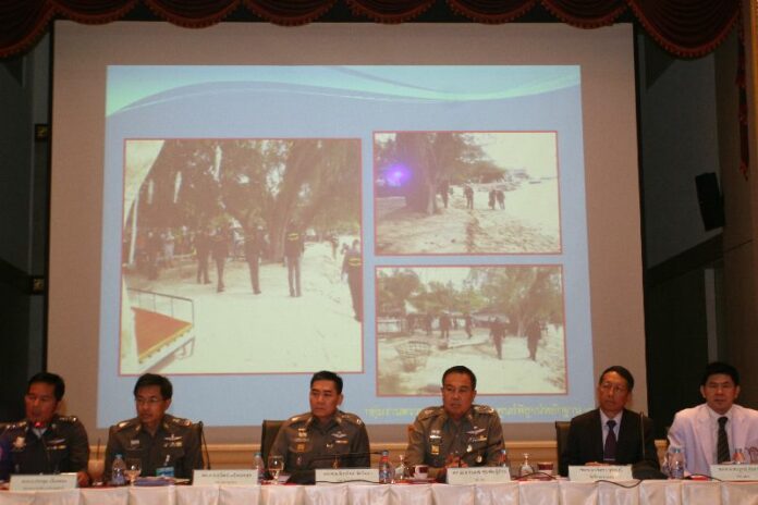 Police press conference about the arrest of the Koh Tao suspects on 7 Oct 2014