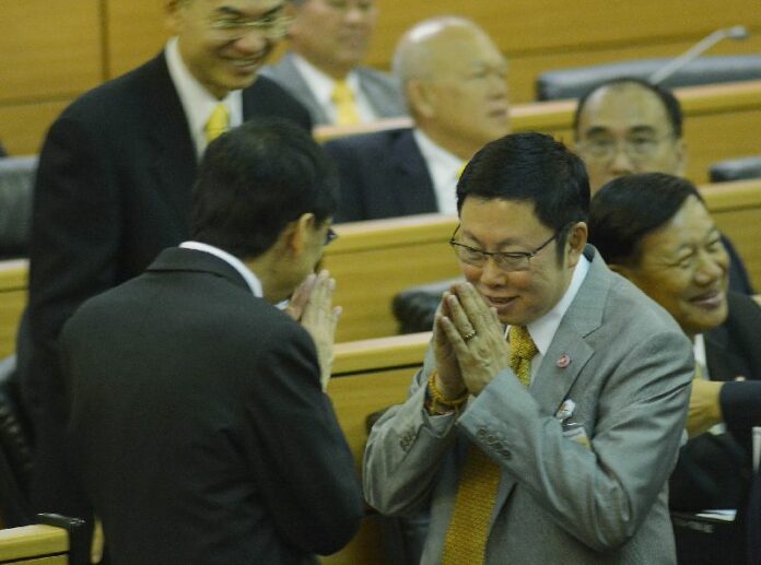 Bowornsak Uwanno was chosen as the deputy chairman of the National Reform Council on 21 Oct 2014.