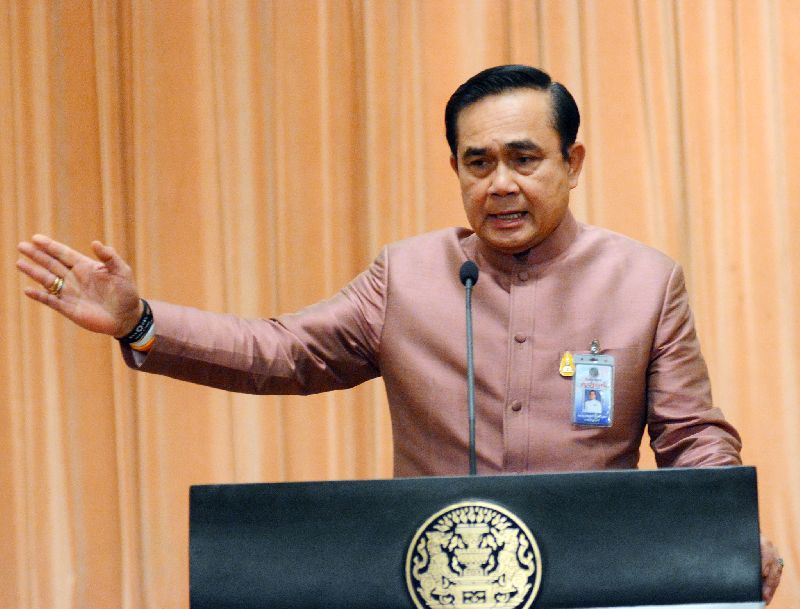 Prayuth Deflects Questions About 600 Million Baht Land Sale