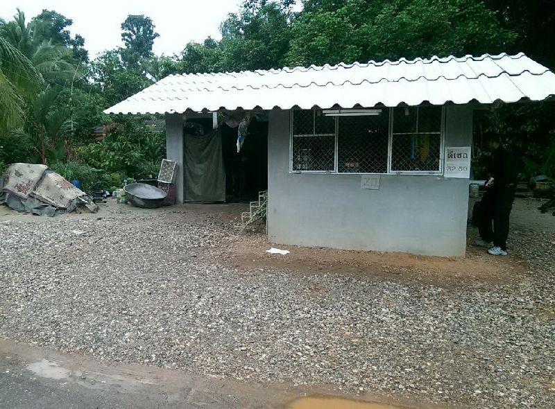 The site where 53-year-old school teacher Isra Chaiyaritthicoke was shot by suspected insurgents in Pattani province.<br />