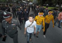 Citing Junta's Ban On Protest, Police Break Up Anti-Dam Rally