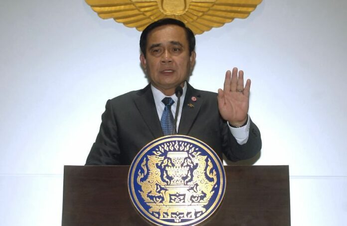 File photo of Thai Prime Minister and junta chairman Prayuth Chan-ocha <br />
