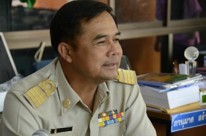 Khamkian Bantao, 54, a gym teacher in Nong Khai province who is said to resemble Thai PM and junta chairman Prayuth Chan-ocha.