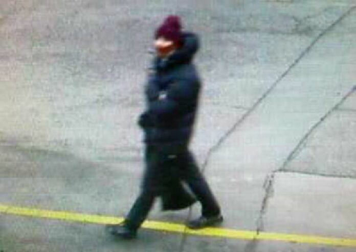 A police handout photo from surveillence footage shows the suspect in a shooting attack on a cafe in Copenhagen on Saturday that killed one person. Preliminary interviews indicate that there was only one perpetrator. Photo: EPA