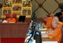 Dhammakaya Abbot Allowed to Continue Monkhood An undated photo of the Supreme Sangha Council, a governing body for the order of Buddhist monks in Thailand.