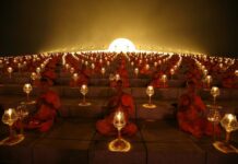 Yellow & Red Seen in Orange Folds of Dhammakaya Scandal