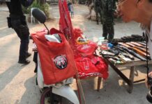 Soldiers Seize Alleged Redshirt Weapon Cache from Temple