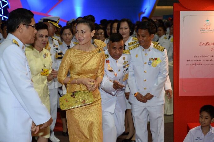 File photo of ex-Princess Srirasmi Suwadee, the former wife of Crown Prince Vajiralongkorn.