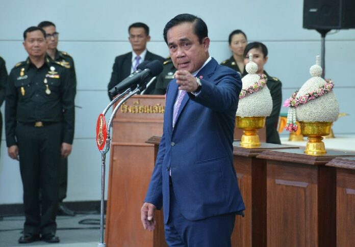 File photo of Thai junta leader Gen. Prayuth Chan-ocha.