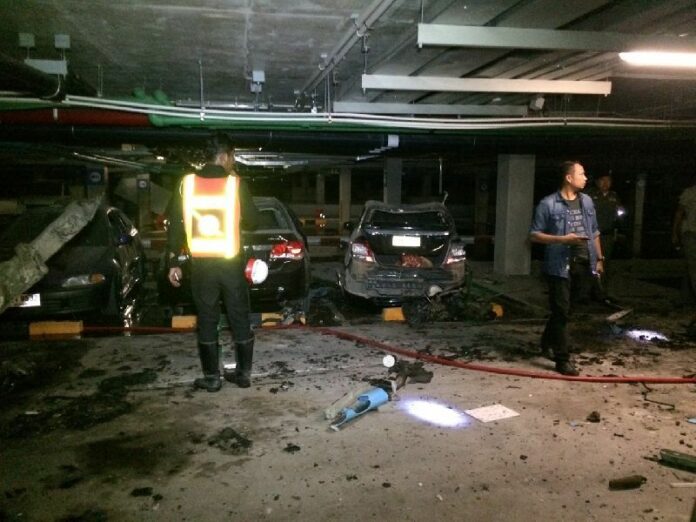 The scene of the bombing on Koh Samui, 10 April 2015.<br />