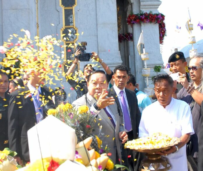 Gen. Prawit Wongsuwan at a ceremony to mark the 233rd anniversary of Bangkok on 21 April 2015. <br />