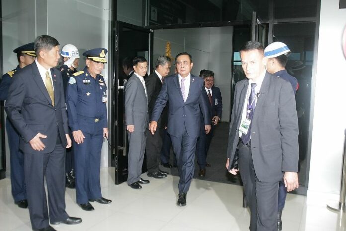 Thai junta chairman and Prime Minister Gen. Prayuth Chan-ocha on 23 April 2015.