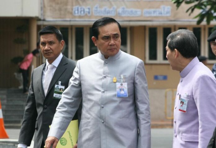 File photo of junta chairman and PM Gen. Prayuth Chan-ocha.<br />