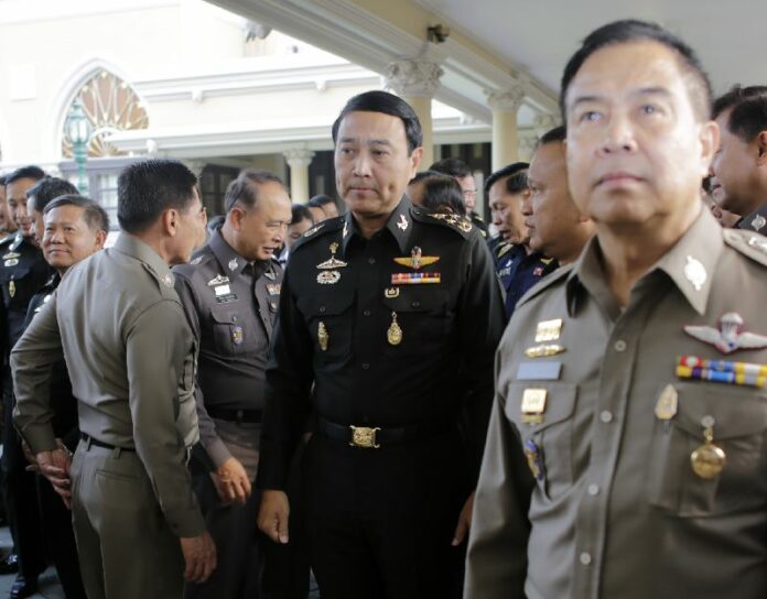 Gen. Udomet Sitabutr, chief of Royal Thai Army, at the Government House in Bangkok, 20 March 2015.