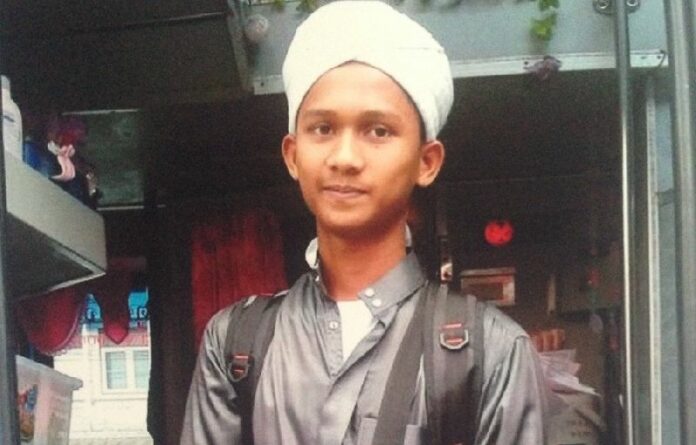 A photo of Faruk Suthok, one of the five students detained in Pakistan, provided by his family.<br />