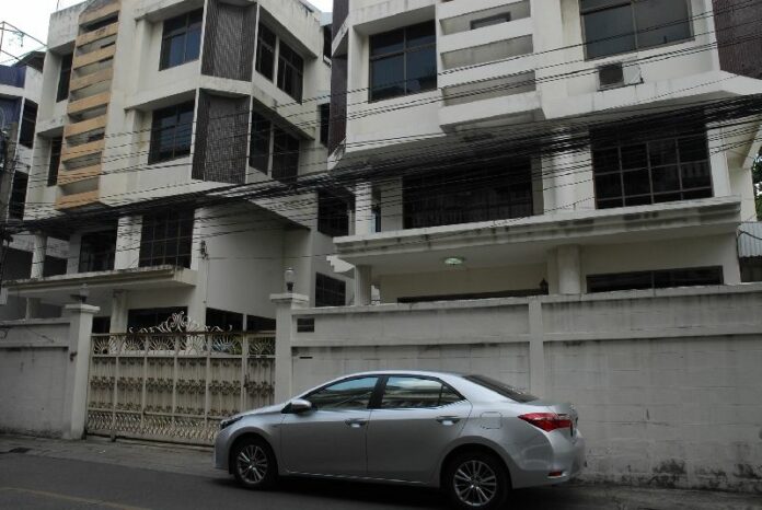 The residence of Montri Sotangkul, a former palace official facing charges of lese majeste, in southwestern Bangkok.<br />