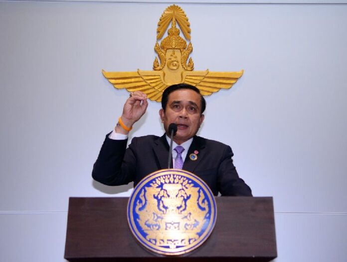Gen. Prayuth Chan-ocha at an air force base in northern Bangkok on 23 June 2015.