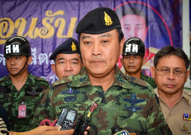 Royal Thai Army Chief Udomdet Sitabutr in a file photo from the military press office.