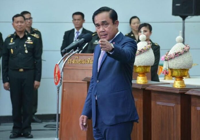 A file photo of junta chairman and Prime Minister Gen. Prayuth Chan-ocha, 3 April, 2015.