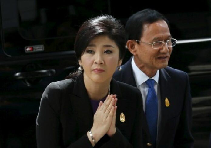 Ousted Thai Prime Minister Yingluck Shinawatra arrives at the criminal court in Bangkok on 29 Sept. Photo: Reuters