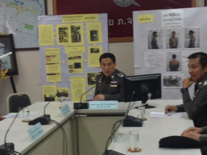 Police Gen. Wutthi Phuawade spoke at news conference on Nov. 2, 2015