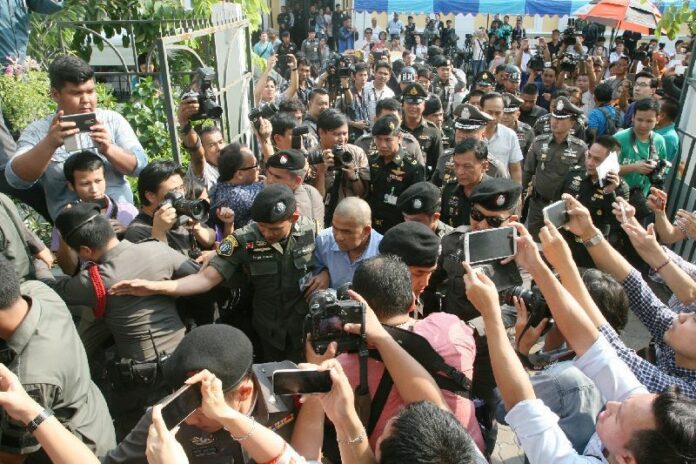 Suriyan Sujaritpalawong, aka Mor Yong, was taken into the military court on Oct. 21 in Bangkok, the last time he was publicly seen alive.