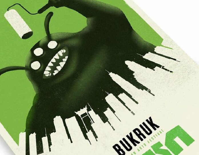 Promotional art for the Bukruk Urban Arts Festival. Image: Courtesy Bukruk