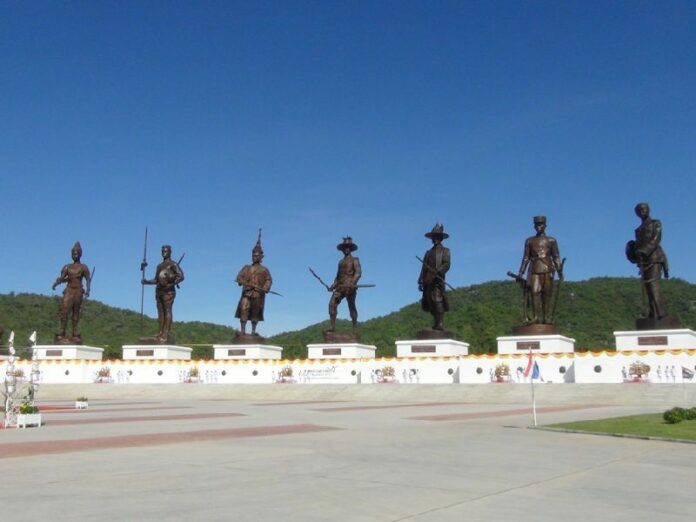 Rajabhakti Park in Prachuap Khiri Khan province.