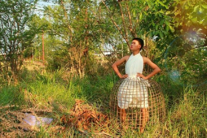 Madaew, a 15-year-old fashion artist from Khon Kaen will perform at 'In Your Face' Nov. 27 in Bangkok as part of Galleries Night.