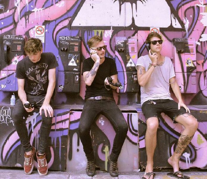 The three dudes that are ‘Spring. Fall. Sea.’ play Saturday in Bangkok. Photo: Spring. Fall. Sea.<br />