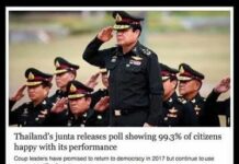 Tell the World That the Junta is 99% Popular